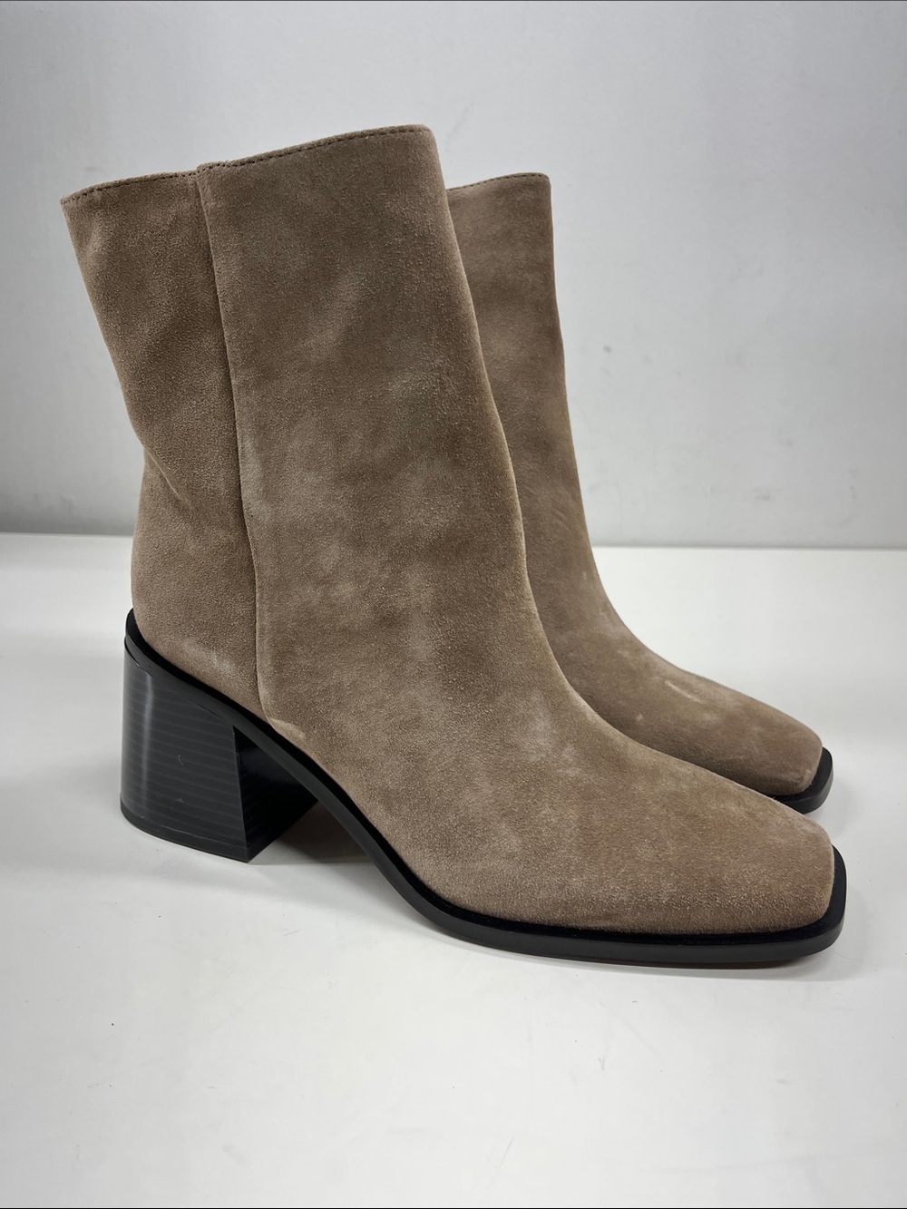 New Sam Edelman Winnie Boot in Taupe Leather Size 7.5